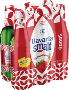 Bavaria Strawberry Flavoured Malt Non Alcoholic Beer Bottle  (Pack of 6 x 330 ml) | Shop Online