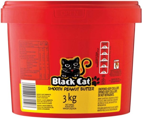 Black Cat Smooth Peanut Butter 3 kg | Shop Online