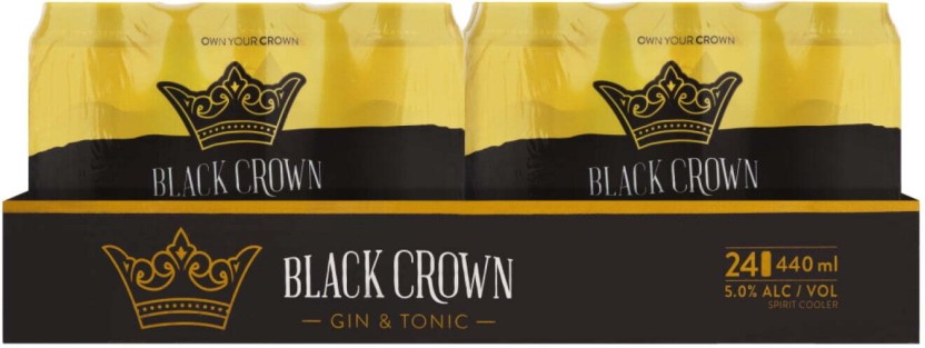 Black Crown Non Returnable Sprit Cooler  (Pack of 24 x 440 ml) | Shop Online