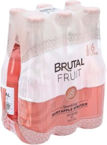 Brutal Fruit Ruby Apple Spritzer Sprit Cooler (Pack of 6 x 275 ml) | Shop Online
