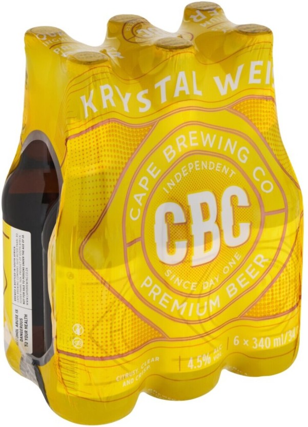 CBC Krystal Weiss Bottle  (Pack of 6 x 340 ml) | Shop Online