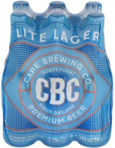 CBC Lite Lager Bottle  (Pack of 6 x 340 ml) | Shop Online