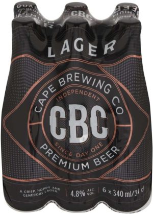 CBC Premium Lager Bottle  (Pack of 6 x 340 ml) | Shop Online