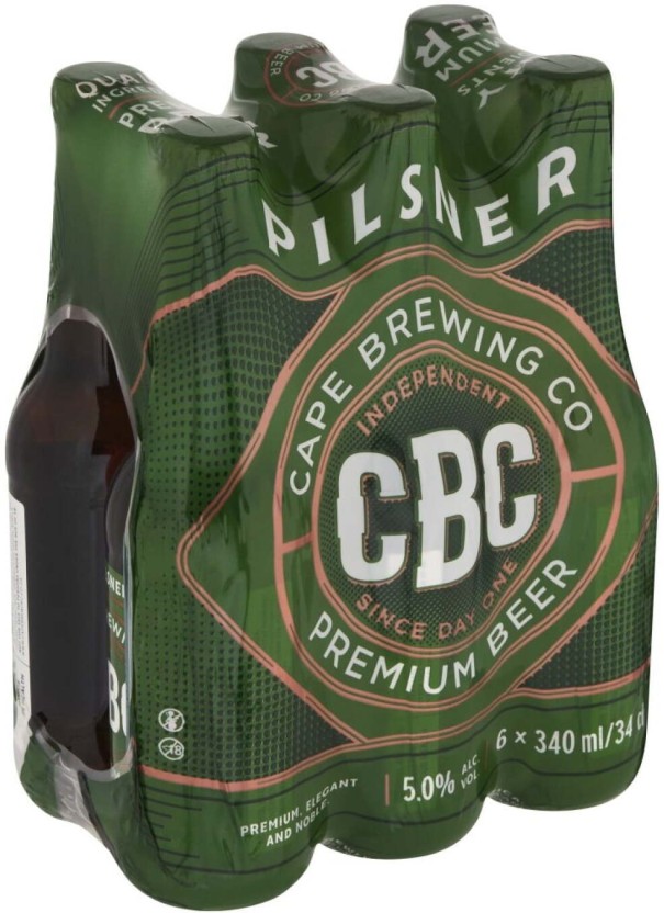 CBC Premium Pilsner Bottle  (Pack of 6 x 340 ml) | Shop Online