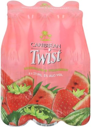 Caribbean Twist Non Returnable Bottle Sprit Cooler  (Pack of 6 x 275 ml) | Shop Online