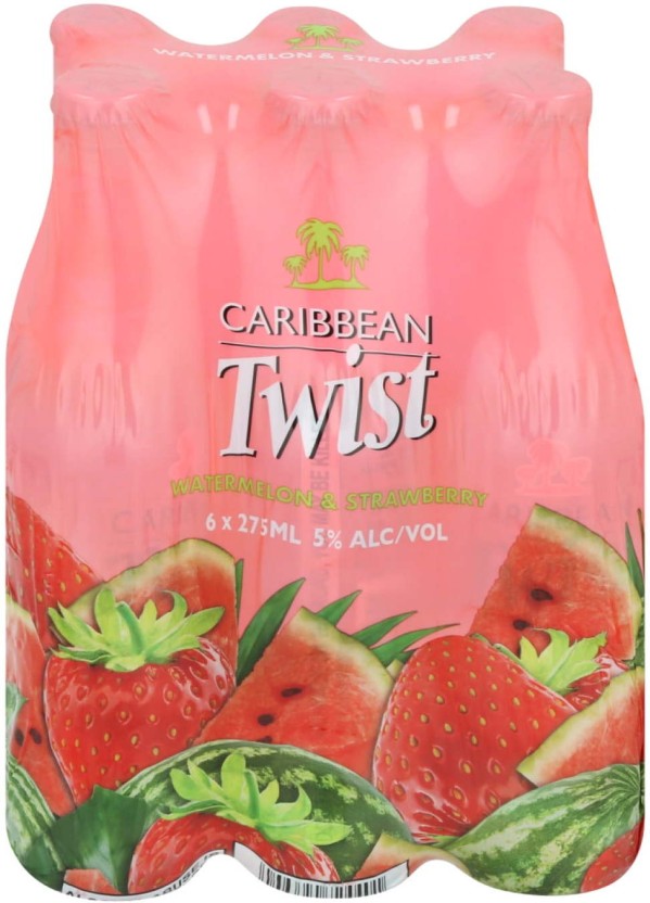 Caribbean Twist Non Returnable Bottle Sprit Cooler  (Pack of 6 x 275 ml) | Shop Online