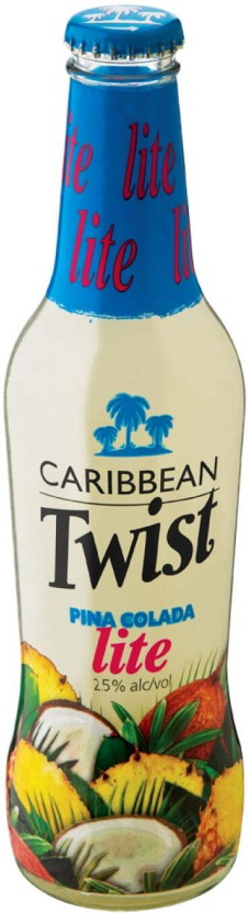Caribbean Twist Pina Colada Lite Spirit Premix  (Pack of 24 x 275 ml) | Shop Online - Image 2