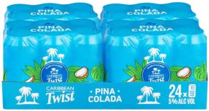 Caribbean Twist Pina Colada Spirit Premix  (Pack of 24 x 440 ml) | Shop Online