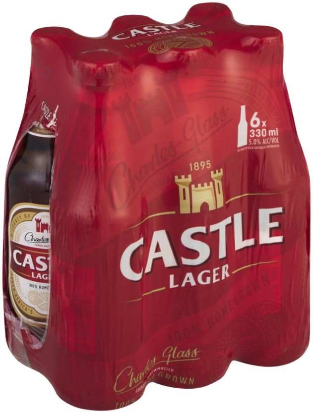 Castle Lager Bottle (Pack of 6 x 330 ml) | Shop Online - Image 2