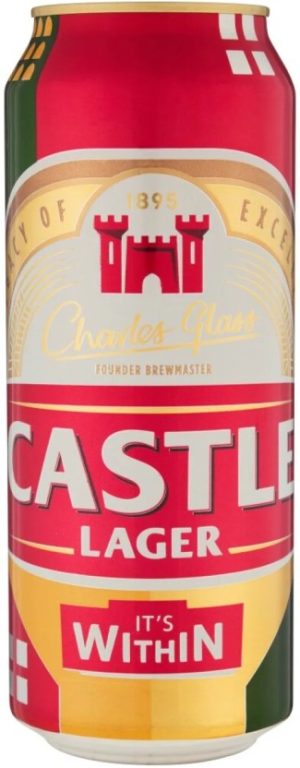 Castle Lager Can  (Pack of 24 x 500 ml) | Shop Online