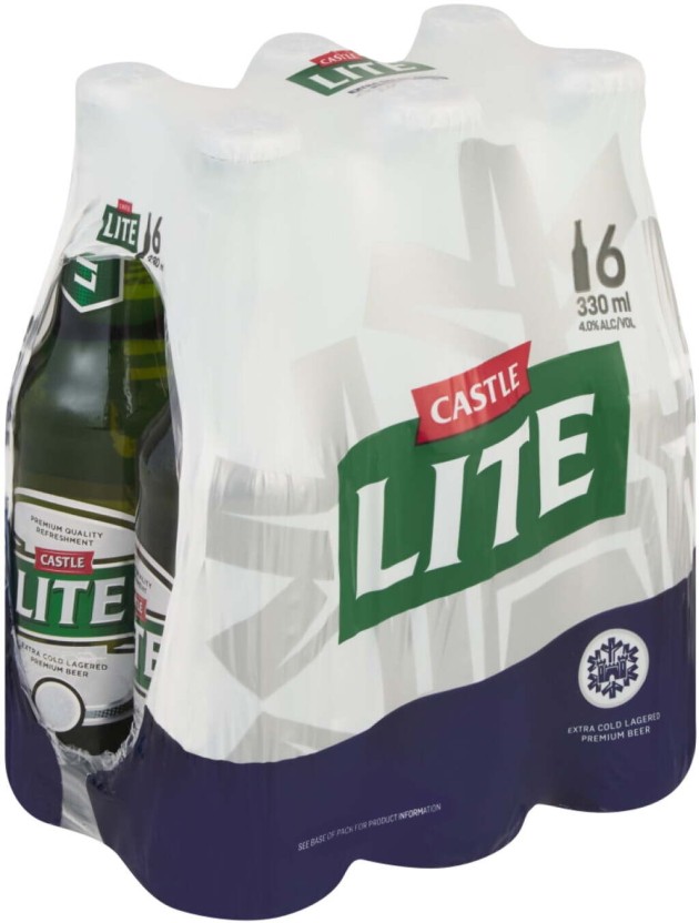 Castle Lite Bottle (Pack of 6 x 330 ml) | Shop Online - Image 2