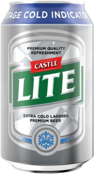Castle Lite Can  (Pack of 24 x 330 ml) | Shop Online