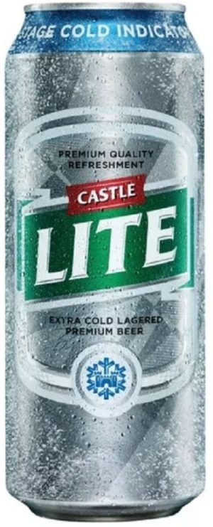 Castle Lite Can  (Pack of 24 x 500 ml) | Shop Online