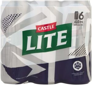 Castle Lite Can  (Pack of 6 x 410 ml) | Shop Online