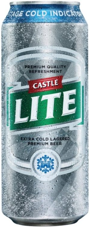 Castle Lite Can  (Pack of 6 x 500 ml) | Shop Online