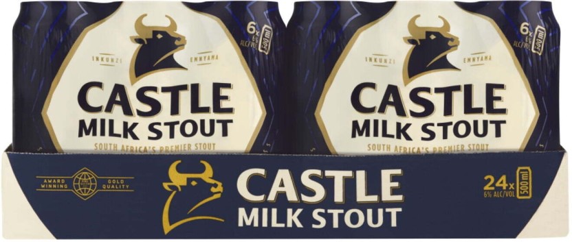 Castle Milk Stout Can (Pack of 24 x 500 ml) | Shop Online