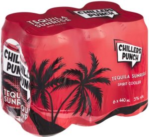 Chillers Punch Tequila Sunrise Sprit Cooler  (Pack of 6 x 440 ml) | Shop Online