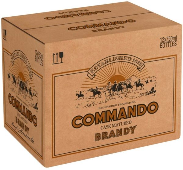 Commando Brandy  (Pack of 12 x 750 ml) | Shop Online