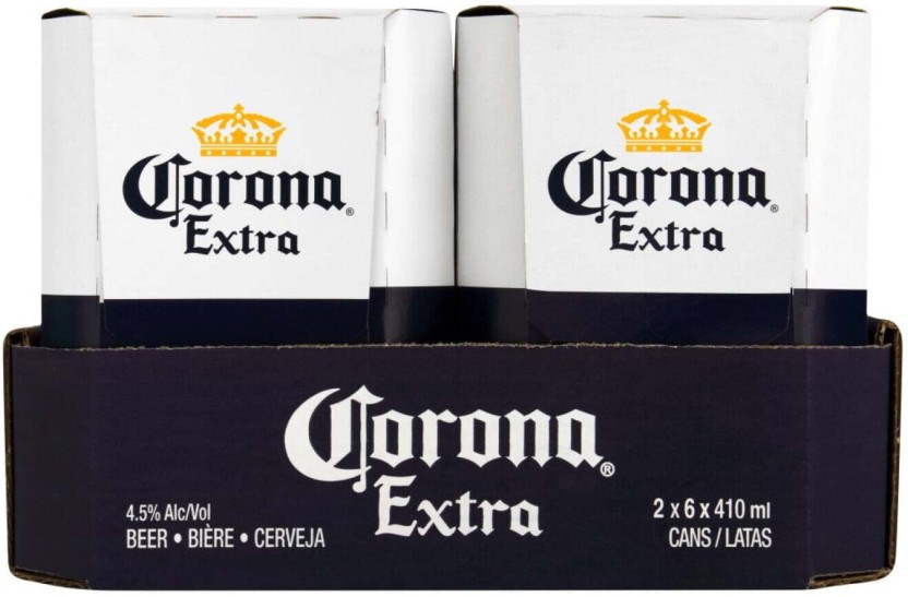 Corona Extra Lager Can  (Pack of 12 x 410 ml) | Shop Online