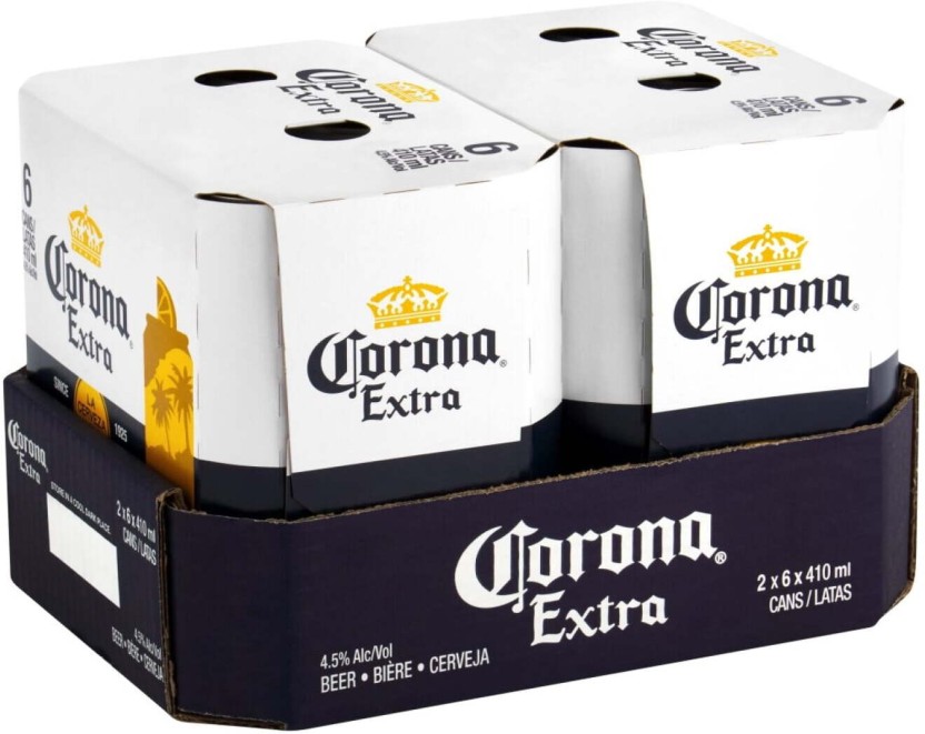 Corona Extra Lager Can  (Pack of 12 x 410 ml) | Shop Online - Image 2