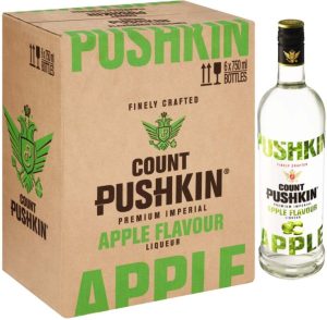 Count Pushkin Fruit Liqueur  (Pack of 6 x 750 ml) | Shop Online