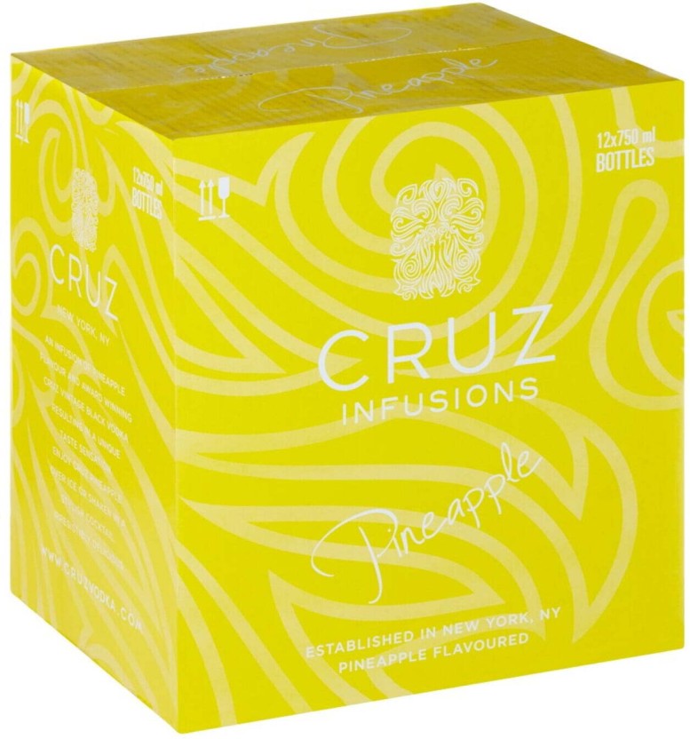 Cruz Flavoured Vodka  (Pack of 12 x 750 ml) | Shop Online - Image 2