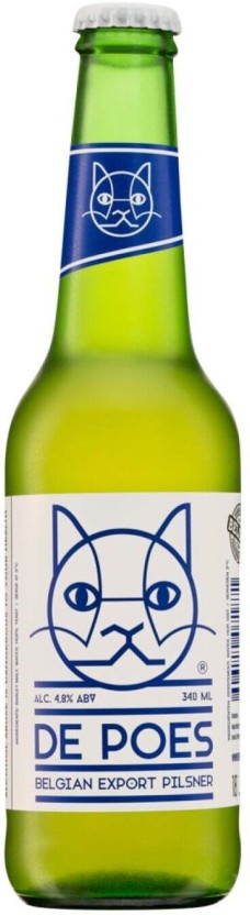 De Poes Belgian Export Pilsner Bottle  (Pack of 4 x 340 ml) | Shop Online
