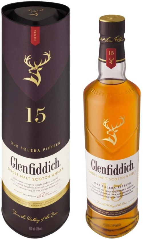 Glenfiddich 15 Year Old Single Malt Scotch Whiskey  (750 ml) | Shop Online