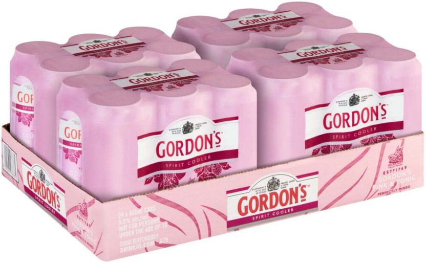 Gordon's Pink & Tonic Sprit Cooler  (Pack of 24 x 440 ml) | Shop Online