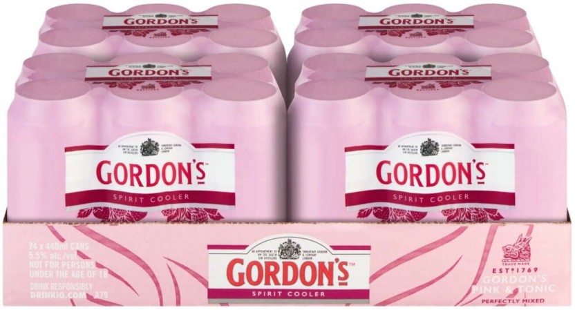 Gordon's Pink & Tonic Sprit Cooler  (Pack of 24 x 440 ml) | Shop Online - Image 2