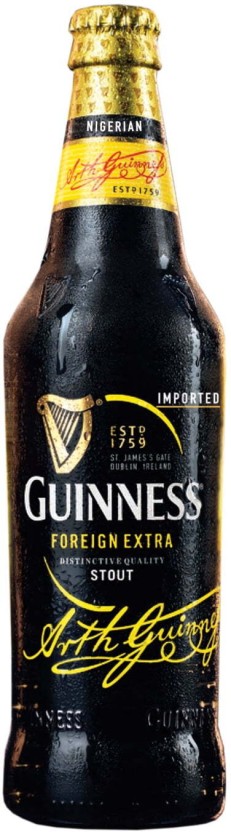 Guinness Foreign Extra Stout Bottle (Pack of 4 x 325 ml) | Shop Online