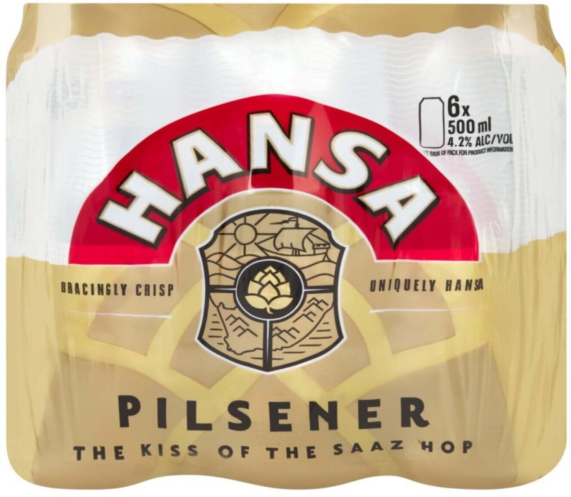 Hansa Pilsener Can Pilsner Can  (Pack of 6 x 500 ml) | Shop Online