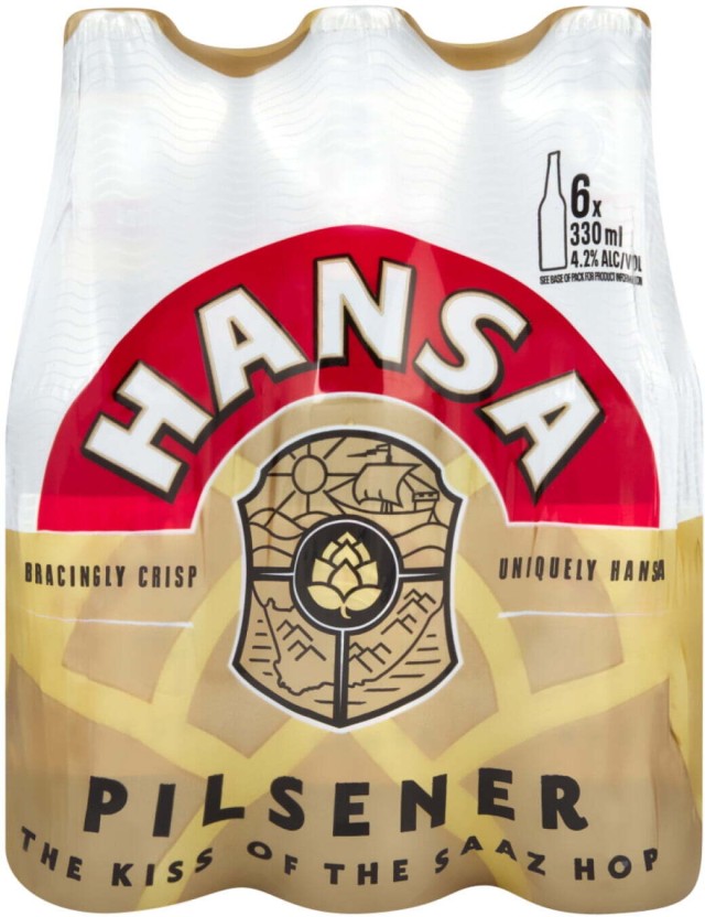 Hansa Pilsener NRB Pilsner Bottle  (Pack of 6 x 330 ml) | Shop Online - Image 2