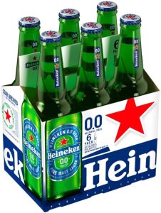 Heineken Lager Non Alcoholic Beer Bottle  (Pack of 6 x 330 ml) | Shop Online