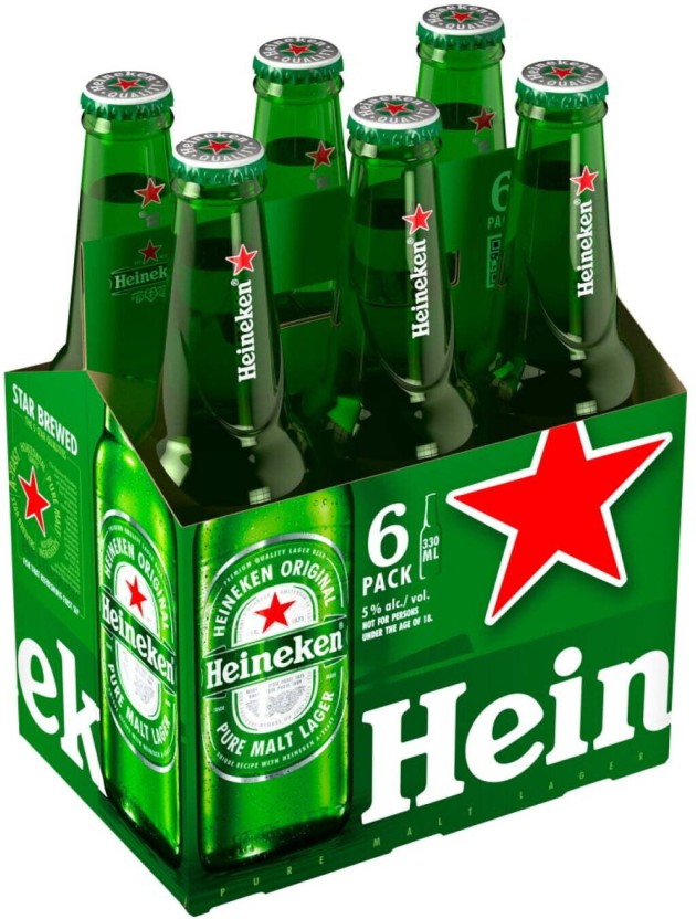 Heineken Pure Malt Lager Bottle  (Pack of 6 x 330 ml) | Shop Online - Image 2