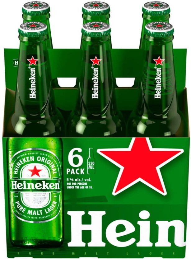 Heineken Pure Malt Lager Bottle  (Pack of 6 x 330 ml) | Shop Online - Image 3