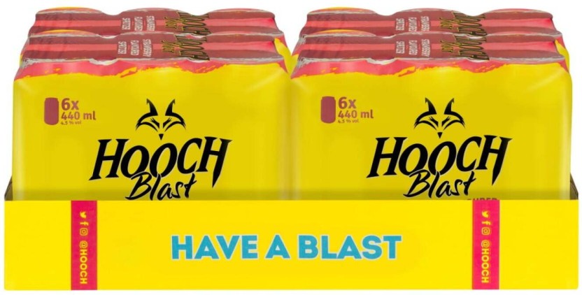 Hooch Blast Strawberry Spritzer  (Pack of 24 x 440 ml) | Shop Online - Image 2