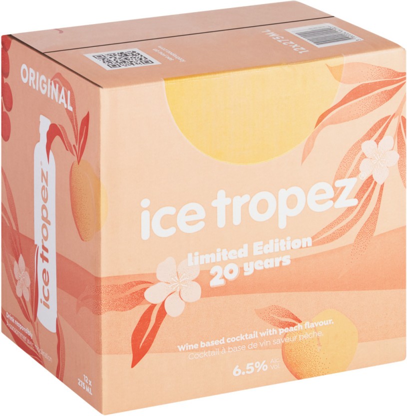 Ice Tropez 20 Years Limited Edition Cocktail  (Pack of 12 x 275 ml) | Shop Online