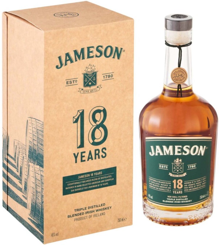 Jameson 18 Year Old Blended Irish Whiskey  (750 ml) | Shop Online - Image 2