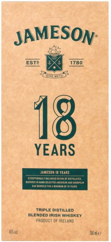 Jameson 18 Year Old Blended Irish Whiskey  (750 ml) | Shop Online - Image 4