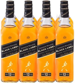 Johnnie Walker Black Label Blended Scotch Whisky  (Pack of 12 x 750 ml) | Shop Online