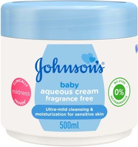 Johnson’s Baby Aqueous Cream Fragrance Free  (500 ml) | Shop Online