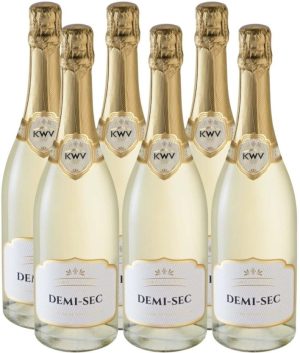 KWV Semi Sweet Sparkling Sparkling Wine  (Pack of 6 x 750 ml) | Shop Online