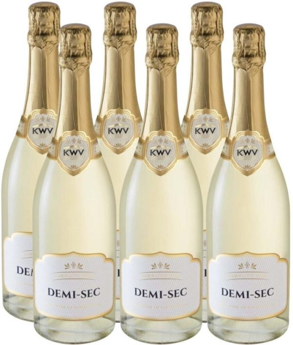 KWV Semi Sweet Sparkling Sparkling Wine  (Pack of 6 x 750 ml) | Shop Online