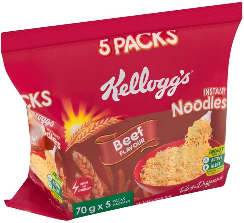 Kellogg's Beef Instant Noodles  (Pack of 5 x 70 g) | Shop Online - Image 2