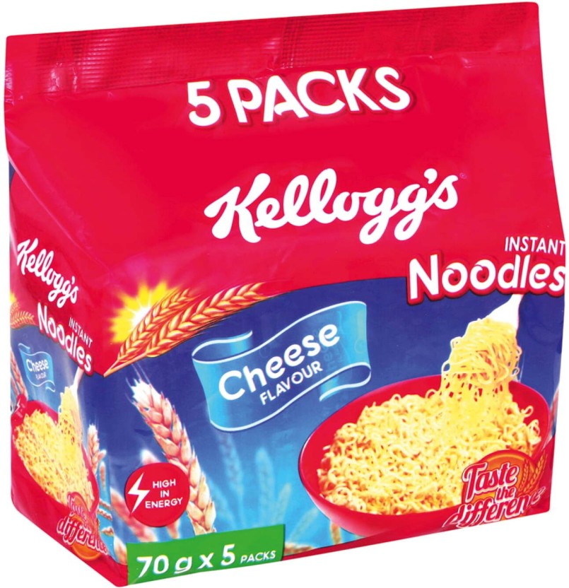 Kellogg's Cheese Flavoured Instant Noodles (Pack of 5 x 70 g) | Shop Online - Image 2