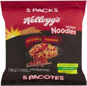Kellogg's Hot & Spicy Flavour Instant Noodles ( (Pack of 40 x 70 g) | Shop Online