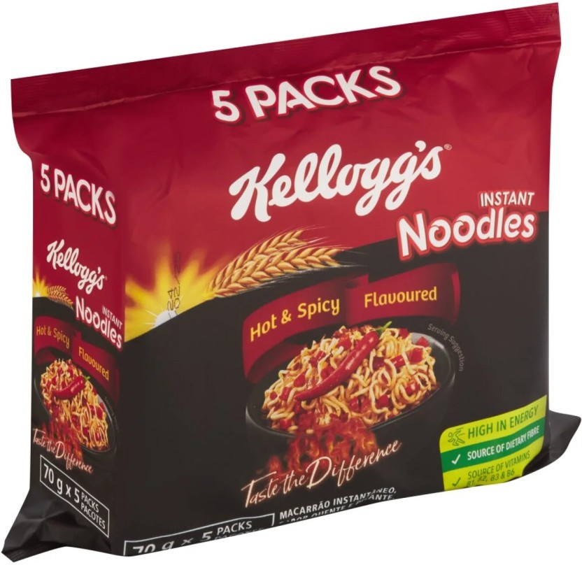 Kellogg's Hot & Spicy Flavour Instant Noodles ( (Pack of 40 x 70 g) | Shop Online - Image 2