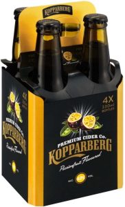 Kopparberg Passionfruit Cider  (Pack of 4 x 330 ml) | Shop Online