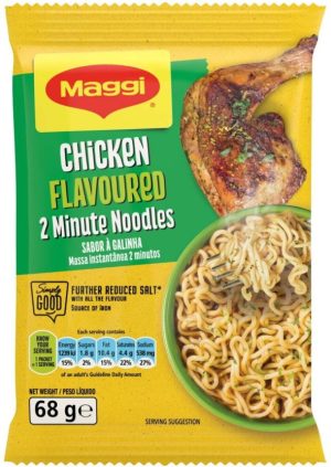 Maggi Chicken Flavoured Noodle Instant Noodles (Pack of 60 x 68 g) | Shop Online
